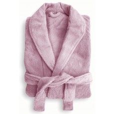 Ladies Microplush Robe in Blush (By Bambury)